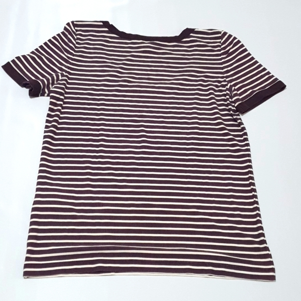 Armani Collezione Basic Striped Tee - image 4
